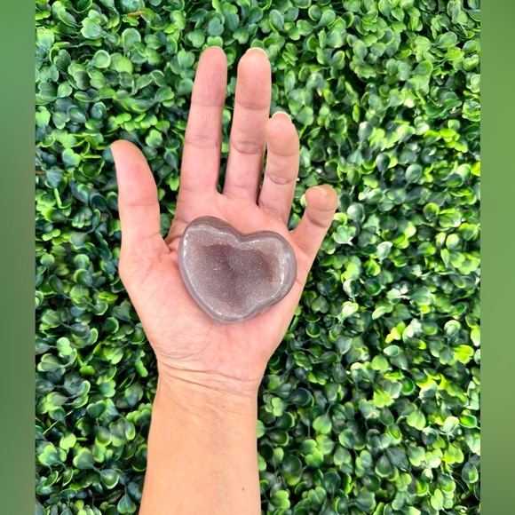 Druzy Agate Heart - Picture 4 of 6